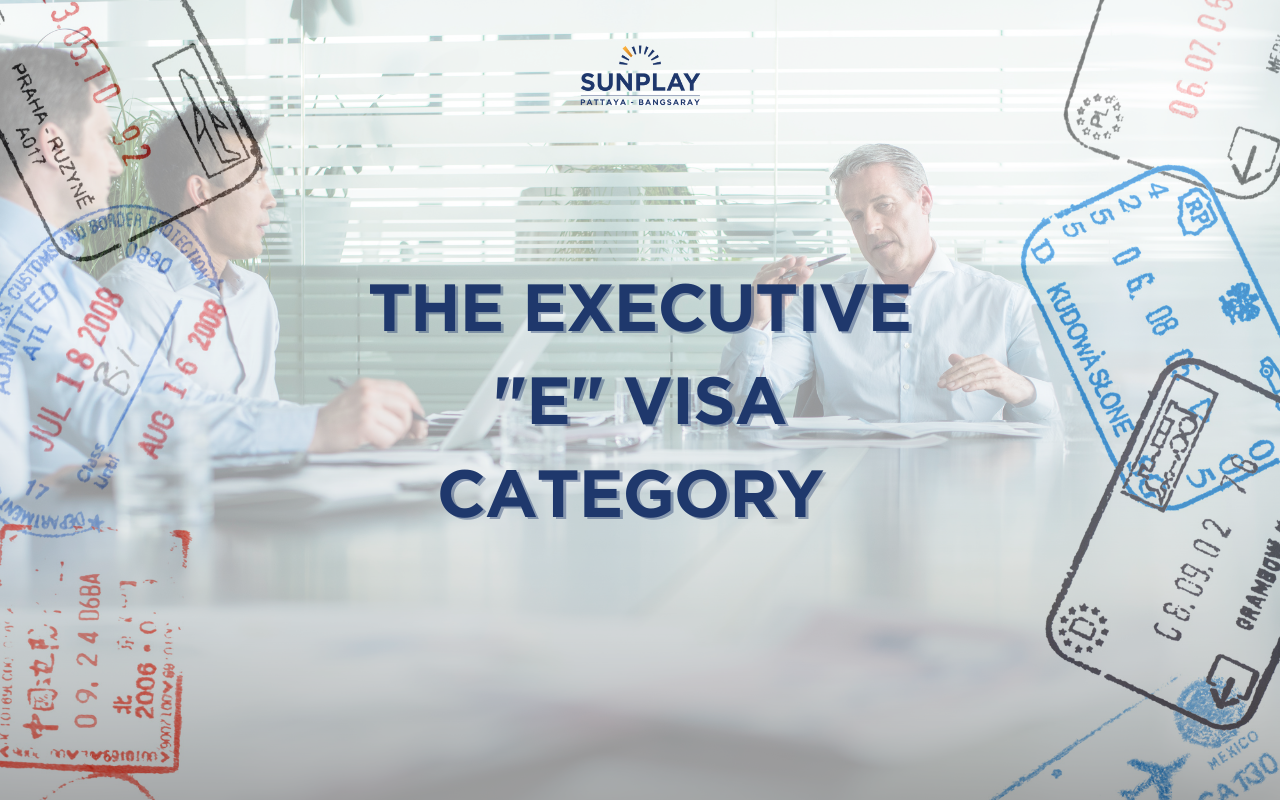 The Executive "E" visa category